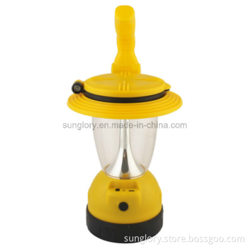 Super Power LED Camping Solar Lantern with Mobile Phone Charger